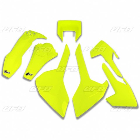 UFO KOMPLET PLASTIKÓW HUSQVARNA TX/TE/FE '17-'19 Z OSŁONĄ LAMPY KOLOR ZÓŁTY FLUO (HU621DFLU) UFO KOMPLET PLASTIKÓW HUSQVARNA TX/TE/FE '17-'19 Z OSŁONĄ LAMPY KOLOR ZÓŁTY FLUO (HU621DFLU)