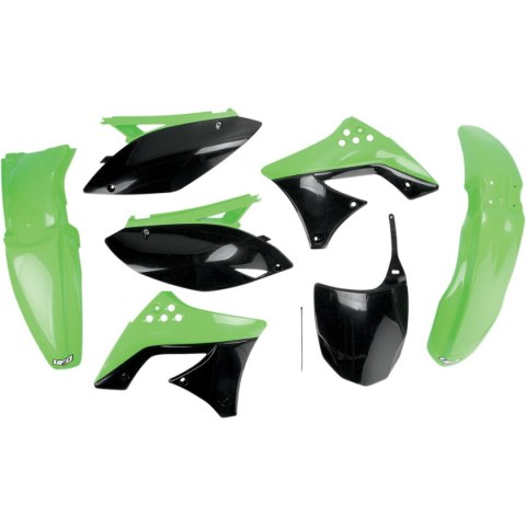UFO KOMPLET PLASTIKÓW KAWASAKI KXF 250 '09- '12 KOLOR OEM (ZIELONY/CZARNY) (KA212E999) UFO KOMPLET PLASTIKÓW KAWASAKI KXF 250 '09- '12 KOLOR OEM (ZIELONY/CZARNY) (KA212E999)