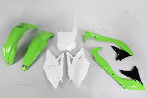 UFO KOMPLET PLASTIKÓW KAWASAKI KXF 450 '16-'17 KOLOR OEM (ZIELONY/BIAŁY/CZARNY) (KA223E999) UFO KOMPLET PLASTIKÓW KAWASAKI KXF 450 '16-'17 KOLOR OEM (ZIELONY/BIAŁY/CZARNY) (KA223E999)