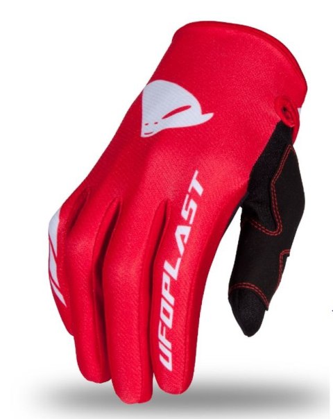 UFO RĘKAWICE SKILL JUNIOR CROSS / MTB / E-BIKE KOLOR CZERWONY ROZMIAR S