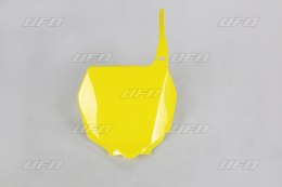 UFO TABLICA NA NUMER STARTOWY SUZUKI RM 125/250 '01-'17, RMZ 250 '07-'09, RMZ 450 '05-'07, KOLOR ŻÓŁTY