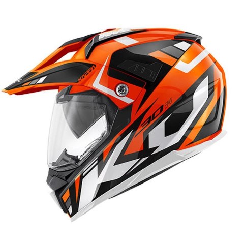 KAPPA KASK KV30 EVO GRAYER DUAL OFF ROAD Z SZYBĄ I BLENDĄ KOLOR POMARAŃCZOWY/CZARNY ROZM. M/58 ( HOMOLOGACJA ECE 22R06 ) KAPPA KASK KV30 EVO GRAYER DUAL OFF ROAD Z SZYBĄ I BLENDĄ KOLOR POMARAŃCZOWY/CZARNY ROZM. M/58 ( HOMOLOGACJA ECE 22R06 )