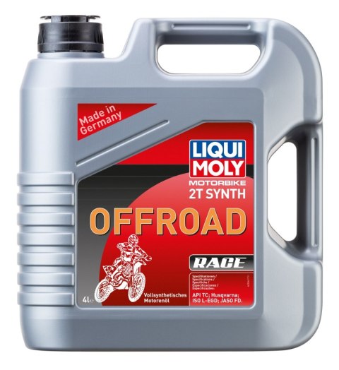 LIQUI MOLY OLEJ SILNIKOWY MOTORBIKE 2T SYNTH OFFROAD RACE 4L (4) LIQUI MOLY OLEJ SILNIKOWY MOTORBIKE 2T SYNTH OFFROAD RACE 4L (4)