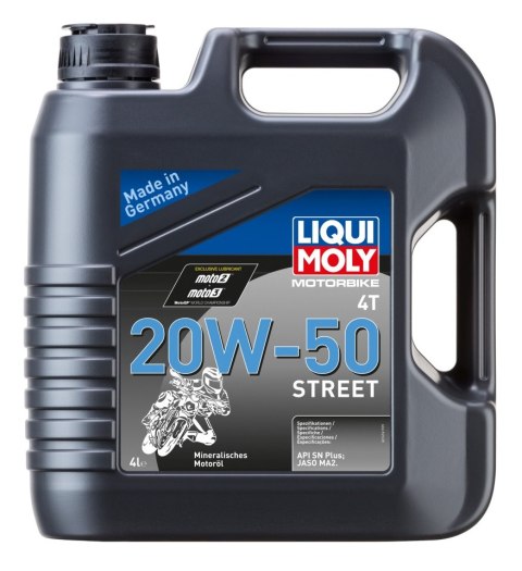 LIQUI MOLY OLEJ SILNIKOWY MOTORBIKE 4T MINERALNY 20W50 STREET 4L (4) LIQUI MOLY OLEJ SILNIKOWY MOTORBIKE 4T MINERALNY 20W50 STREET 4L (4)