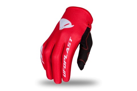 UFO 2024/09 RĘKAWICE SKILL JUNIOR CROSS / MTB / E-BIKE KOLOR CZERWONY ROZMIAR XS - KOLEKCJA 2025