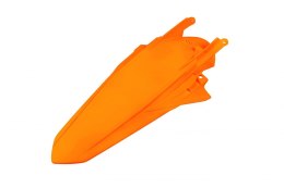 UFO BŁOTNIK TYŁ KTM EXC 125 '20-'21, EXC/EXCF(EXC-F) 150/250/300/350/450/500 TPI '20-2023 KOLOR POMARAŃCZOWY FLUO (Z PINAMI) END