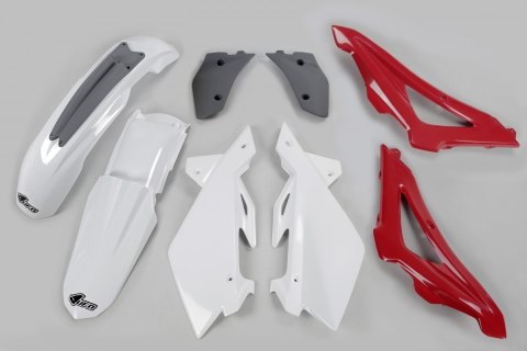 UFO KOMPLET PLASTIKÓW HUSQVARNA CR 125/250 2T '06-08 KOLOR OEM '06 (BIAŁY/SZARY/CZERWONY) (HU603E999) UFO KOMPLET PLASTIKÓW HUSQVARNA CR 125/250 2T '06-08 KOLOR OEM '06 (BIAŁY/SZARY/CZERWONY) (HU603E999)