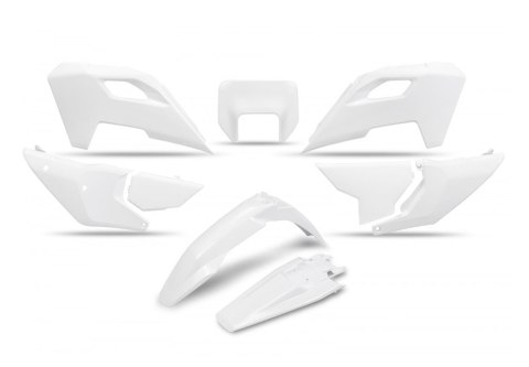 UFO KOMPLET PLASTIKÓW HUSQVARNA TE 150 / 250 / 300 '24-'25, FE 250 / 350 / 450 / 501 '24-'25, KOLOR BIAŁY UFO KOMPLET PLASTIKÓW HUSQVARNA TE 150 / 250 / 300 '24-'25, FE 250 / 350 / 450 / 501 '24-'25, KOLOR BIAŁY