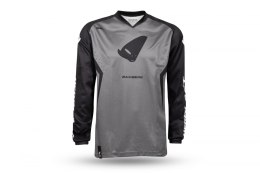 UFO KOSZULKA BAMBERG JERSEY CROSS KOLOR SZARY/CZARNY ROZMIAR L - KOLEKCJA 2024