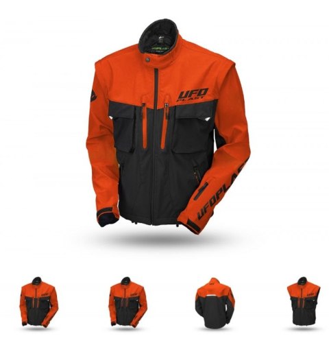UFO KURTKA TAIGA ENDURO (ODPINANE RĘKAWY) KOLOR POMARAŃCZOWY/CZARNY ROZMIAR XL - KOLEKCJA 2024 UFO KURTKA TAIGA ENDURO (ODPINANE RĘKAWY) KOLOR POMARAŃCZOWY/CZARNY ROZMIAR XL - KOLEKCJA 2024