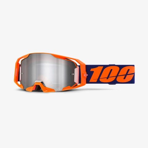100 PROCENT GOGLE ARMATIC NEON ORANGE - MIRROR SILVER FLASH LENS - KOLOR POMARAŃCZOWY/FIOLETOWY SZYBA SREBRNE LUSTRO 100 PROCENT GOGLE ARMATIC NEON ORANGE - MIRROR SILVER FLASH LENS - KOLOR POMARAŃCZOWY/FIOLETOWY SZYBA SREBRNE LUSTRO