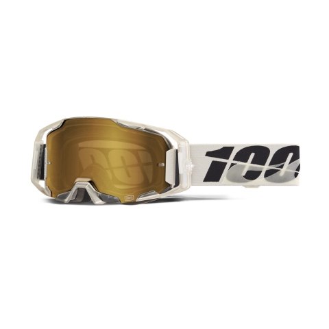 100 PROCENT GOGLE ARMATIC PITCH - MIRROR TRUE GOLD LENS - KOLOR SZARY/CZARNY SZYBA ZŁOTE LUSTRO 100 PROCENT GOGLE ARMATIC PITCH - MIRROR TRUE GOLD LENS - KOLOR SZARY/CZARNY SZYBA ZŁOTE LUSTRO