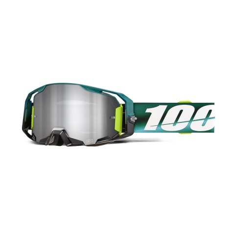100 PROCENT GOGLE ARMATIC POLARITY - MIRROR SILVER LENS - KOLOR ZIELONY/BIAŁY SZYBA PSREBRNE LUSTRO 100 PROCENT GOGLE ARMATIC POLARITY - MIRROR SILVER LENS - KOLOR ZIELONY/BIAŁY SZYBA PSREBRNE LUSTRO