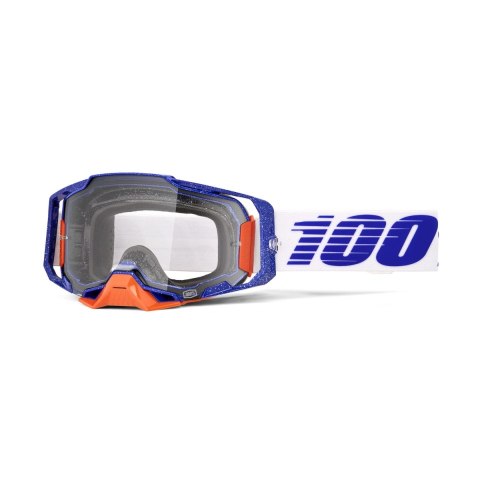 100 PROCENT GOGLE ARMEGA LAVINGAAD - CLEAR LENS - KOLOR NIEBIESKI/BIAŁY SZYBKA PRZEŹROCZYSTA 100 PROCENT GOGLE ARMEGA LAVINGAAD - CLEAR LENS - KOLOR NIEBIESKI/BIAŁY SZYBKA PRZEŹROCZYSTA