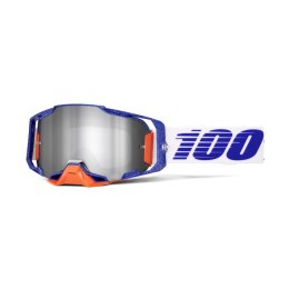 100 PROCENT GOGLE ARMEGA LAVINGAAD - MIRROR SILVER FLASH LENS - KOLOR