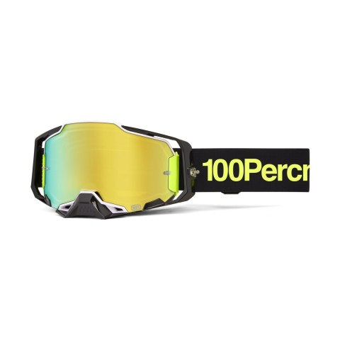 100 PROCENT GOGLE ARMEGA ORBAN - MIRROR GOLD LENS - KOLOR CZARNY/ŻÓŁTY SZYBKA ZŁOTE LUSTRO 100 PROCENT GOGLE ARMEGA ORBAN - MIRROR GOLD LENS - KOLOR CZARNY/ŻÓŁTY SZYBKA ZŁOTE LUSTRO
