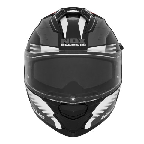 NOX KASK INTEGRALNY (FULL FACE) Z BLENDĄ N304S CARVER KOLOR CZARNY/BIAŁY/CZERWONY ROZMIAR S NOX KASK INTEGRALNY (FULL FACE) Z BLENDĄ N304S CARVER KOLOR CZARNY/BIAŁY/CZERWONY ROZMIAR S