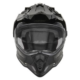 NOX KASK OFFROAD / TRAIL DUOSPORT (DUAL) N312 SOLID Z SZYBKĄ I BLENDĄ KOLOR CZARNY POŁYSK ROZMIAR L