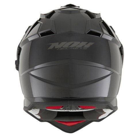 NOX KASK OFFROAD / TRAIL DUOSPORT (DUAL) N312 SOLID Z SZYBKĄ I BLENDĄ KOLOR CZARNY POŁYSK ROZMIAR L NOX KASK OFFROAD / TRAIL DUOSPORT (DUAL) N312 SOLID Z SZYBKĄ I BLENDĄ KOLOR CZARNY POŁYSK ROZMIAR L