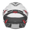 NOX KASK OTWARTY JET Z BLENDĄ N130 MYST KOLOR BIAŁY/CZARNY/CZERWONY ROZMIAR XS