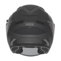 NOX KASK OTWARTY JET Z BLENDĄ N130 MYST KOLOR CZARNY/SREBRNY MAT ROZMIAR XL