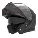 NOX KASK SZCZĘKOWY (FLIP-UP) Z BLENDĄ N967 SYNCHRO KOLOR CZARNY/CZERWONY/SZARY MAT ROZMIAR L