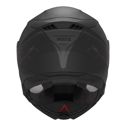 NOX KASK SZCZĘKOWY (FLIP-UP) Z BLENDĄ N967 SYNCHRO KOLOR CZARNY/CZERWONY/SZARY MAT ROZMIAR L NOX KASK SZCZĘKOWY (FLIP-UP) Z BLENDĄ N967 SYNCHRO KOLOR CZARNY/CZERWONY/SZARY MAT ROZMIAR L