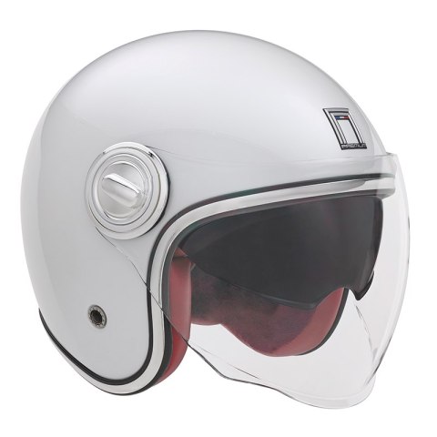 NOX PREMIUM KASK OTWARTY JET HERITAGE SOLID KOLOR BIAŁY POŁYSK ROZMIAR XL NOX PREMIUM KASK OTWARTY JET HERITAGE SOLID KOLOR BIAŁY POŁYSK ROZMIAR XL