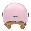 NOX PREMIUM KASK OTWARTY JET IDOL SOLID KOLOR RÓŻOWY PASTEL POŁYSK ROZMIAR S