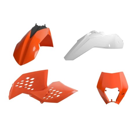 POLISPORT KOMPLET PLASTIKÓW (FULL KIT) KTM EXC/EXC-F '08-'11 W ZESTAWIE TABLICA PRZEDNIA (8666700001) I OSŁONY AMORTYZATORÓW (83 POLISPORT KOMPLET PLASTIKÓW (FULL KIT) KTM EXC/EXC-F '08-'11 W ZESTAWIE TABLICA PRZEDNIA (8666700001) I OSŁONY AMORTYZATORÓW (83