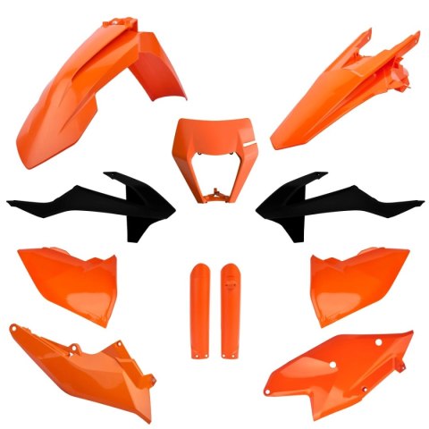 POLISPORT KOMPLET PLASTIKÓW (FULL KIT) KTM EXC/EXC-F TPI '17-'19 W ZESTAWIE OSŁONA LAMPY (8666800006) I OSŁONY AMORTYZATORÓW (83 POLISPORT KOMPLET PLASTIKÓW (FULL KIT) KTM EXC/EXC-F TPI '17-'19 W ZESTAWIE OSŁONA LAMPY (8666800006) I OSŁONY AMORTYZATORÓW (83