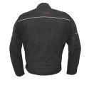 ROLEFF PROMOCJA KURTKA TEKSTYLNA KRÓTKA Z MEMBRANĄ WIND-TEX MODEL RIGA KOLOR CZARNY ROZMIAR 4XL