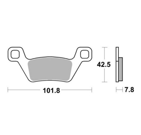 SBS KLOCKI HAMULCOWE KH600 OFF-ROAD SINTER PRZÓD KYMCO MXU 500 '09-'14, MXU 550 '10-'21, MXU/UXV 700 '13-'21 KOLOR ZŁOTY SBS KLOCKI HAMULCOWE KH600 OFF-ROAD SINTER PRZÓD KYMCO MXU 500 '09-'14, MXU 550 '10-'21, MXU/UXV 700 '13-'21 KOLOR ZŁOTY