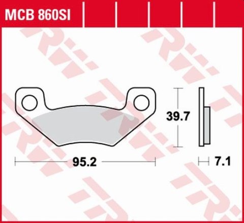 TRW ZF KLOCKI HAMULCOWE KH468 SINTER OFFROAD CAN-AM DS 450 08-15, TYŁ (PROMOCJA) TRW ZF KLOCKI HAMULCOWE KH468 SINTER OFFROAD CAN-AM DS 450 08-15, TYŁ (PROMOCJA)