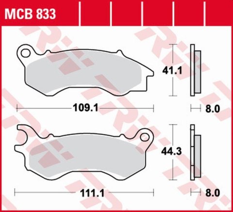 TRW ZF KLOCKI HAMULCOWE KH603 SINTER HONDA NSC 50/110 '12-, PCX 125/150 '10-, KYMCO PEOPLE 125 '16-, PEUGEOT DJANGO 50/125/150 ' TRW ZF KLOCKI HAMULCOWE KH603 SINTER HONDA NSC 50/110 '12-, PCX 125/150 '10-, KYMCO PEOPLE 125 '16-, PEUGEOT DJANGO 50/125/150 '