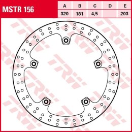 TRW ZF TARCZA HAMULCOWA PRZÓD BMW F 800R '15-, S 1000XR '15-'19, R-NINE T '13-, R 1200R/RT '13-'18, R 1250R/RT '19-, (320X181X4,