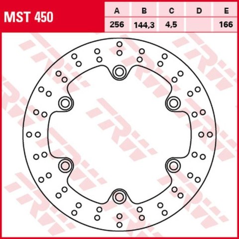 TRW ZF TARCZA HAMULCOWA PRZÓD HONDA NSS 125 FORZA '15-, SH 300 '07-, (256X144X4,5MM) TRW ZF TARCZA HAMULCOWA PRZÓD HONDA NSS 125 FORZA '15-, SH 300 '07-, (256X144X4,5MM)