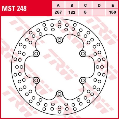 TRW ZF TARCZA HAMULCOWA PRZÓD YAMAHA SR 125 '96-'03, SRX 600 '86-'95, XJ 600 '83-'91, XJ 900 '83-'94, TYŁ YAMAHA TDM 900 '11-'14 TRW ZF TARCZA HAMULCOWA PRZÓD YAMAHA SR 125 '96-'03, SRX 600 '86-'95, XJ 600 '83-'91, XJ 900 '83-'94, TYŁ YAMAHA TDM 900 '11-'14