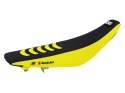 BLACKBIRD POKROWIEC / POSZYCIE NA SIEDZENIE SUZUKI RM 125/250 '01-'23 DOUBLE GRIP 3 KOLOR CZARNY ŻÓŁTY