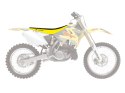BLACKBIRD POKROWIEC / POSZYCIE NA SIEDZENIE SUZUKI RM 125/250 '01-'23 DOUBLE GRIP 3 KOLOR CZARNY ŻÓŁTY