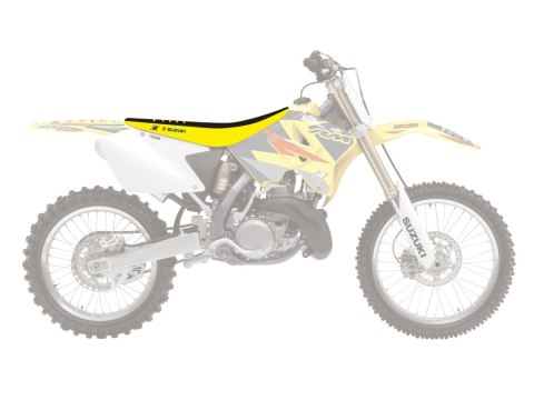 BLACKBIRD POKROWIEC / POSZYCIE NA SIEDZENIE SUZUKI RM 125/250 '01-'23 DOUBLE GRIP 3 KOLOR CZARNY ŻÓŁTY BLACKBIRD POKROWIEC / POSZYCIE NA SIEDZENIE SUZUKI RM 125/250 '01-'23 DOUBLE GRIP 3 KOLOR CZARNY ŻÓŁTY