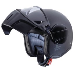 CABERG KASK OTWARTY JET MODEL GHOST X SOLID KOLOR CZARNY MAT ROZMIAR XXL