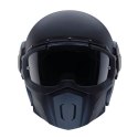CABERG KASK OTWARTY JET MODEL GHOST X SOLID KOLOR CZARNY MAT ROZMIAR XXL