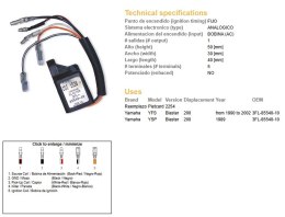 DZE MODUŁ ZAPŁONU CDI YAMAHA YFS 200 BLASTER '90-'02 (3FL-85540-10)