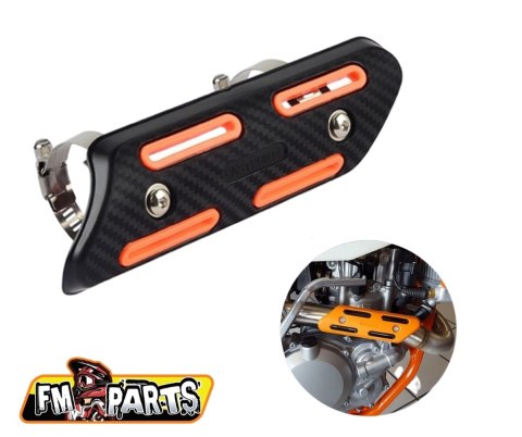 FM-PARTS OSŁONA KOLEKTORA WYDECHOWEGO UNIWERSALNA KOLOR POMARAŃCZOWY FM-PARTS OSŁONA KOLEKTORA WYDECHOWEGO UNIWERSALNA KOLOR POMARAŃCZOWY