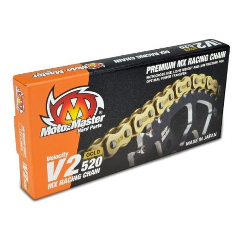 MOTO-MASTER ŁAŃCUCH NAPĘDOWY V2-428G MX RACING GOLD CHAIN REGULAR KOLOR ZŁOTY (130 OGNIW, ZAPINKA W ZESTAWIE) MOTO-MASTER ŁAŃCUCH NAPĘDOWY V2-428G MX RACING GOLD CHAIN REGULAR KOLOR ZŁOTY (130 OGNIW, ZAPINKA W ZESTAWIE)