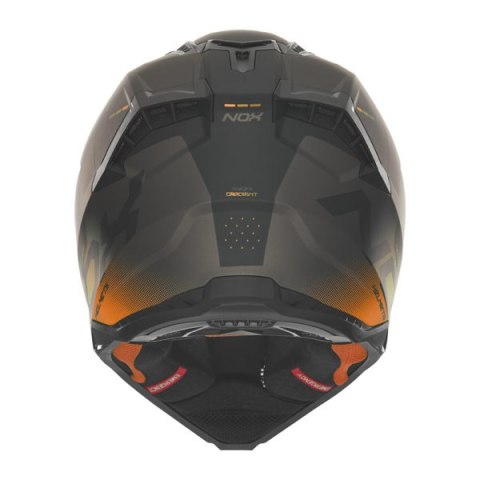 NOX KASK OFF ROAD / CROSS N634 GRADIENT KOLOR CZARNY MAT/POMARAŃCZOWY NEON ROZMIAR XXL NOX KASK OFF ROAD / CROSS N634 GRADIENT KOLOR CZARNY MAT/POMARAŃCZOWY NEON ROZMIAR XXL