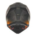 NOX KASK OFF ROAD / CROSS N634 GRADIENT KOLOR CZARNY MAT/POMARAŃCZOWY NEON ROZMIAR L