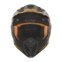 NOX KASK OFF ROAD / CROSS N634 GRADIENT KOLOR CZARNY MAT/POMARAŃCZOWY NEON ROZMIAR XS