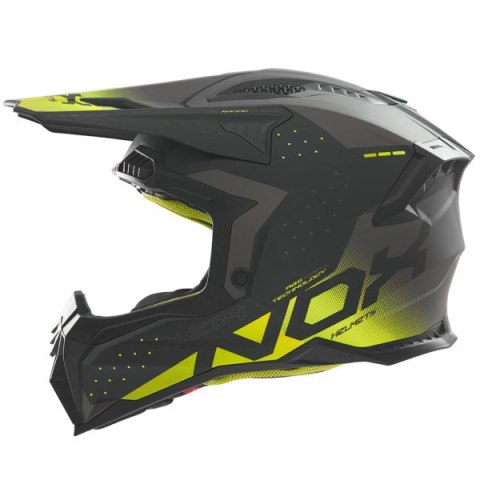 NOX KASK OFF ROAD / CROSS N634 GRADIENT KOLOR CZARNY MAT/ŻÓŁTY NEON ROZMIAR XXL NOX KASK OFF ROAD / CROSS N634 GRADIENT KOLOR CZARNY MAT/ŻÓŁTY NEON ROZMIAR XXL
